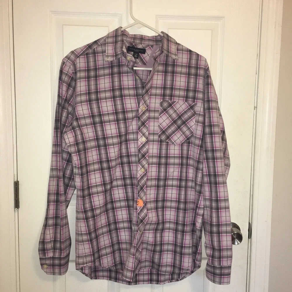 Men’s banana republic button up shirt medium